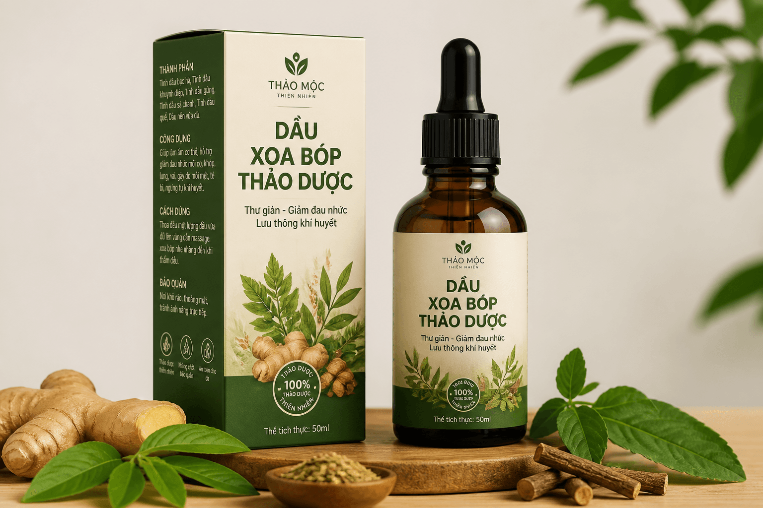 Dầu xoa bóp thảo dược